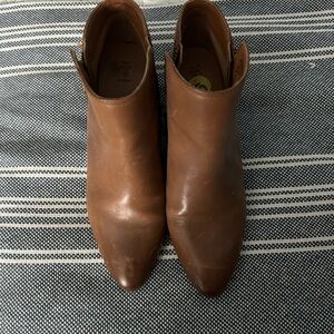 Frye Brand Brown Leather Ankle Boots